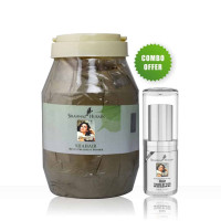Набор — пудровая хна Shahair + краска для волос Touch-Up Plus черная, 1000 грамм + 7,5 грамм